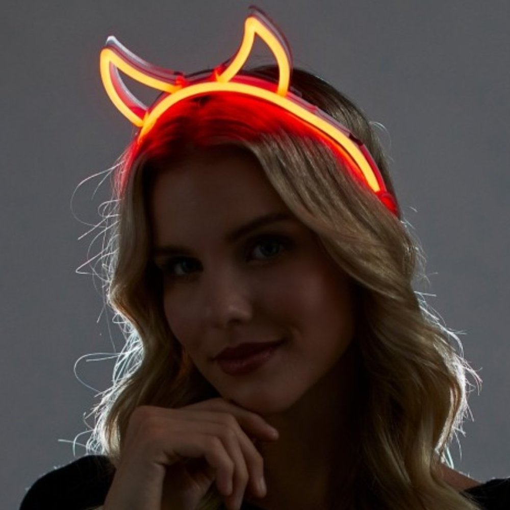 Digital Devil LED Light Up Headband